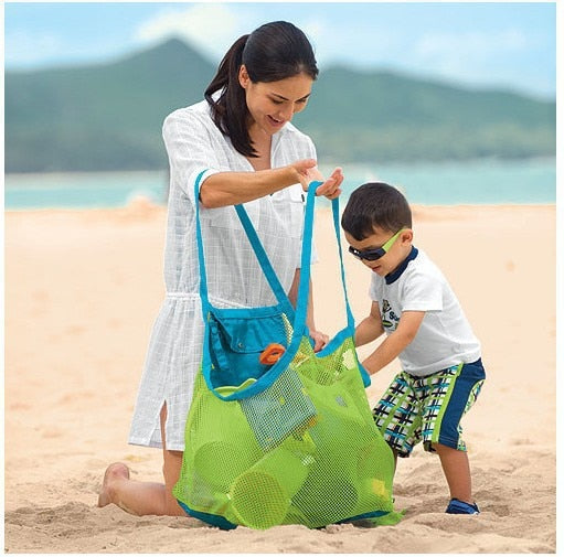 TravelBuddy Portable Mesh Beach Bag